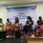 Session 5: Sexual harassment at the workplace (from left): Sudha Ramalingam (advocate), C Vanaja, Rohini Mohan (moderator), Kirit Jayakumar (Red Elephant Foundation), Bhumika.
