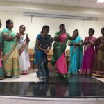 Dance by rural journalists from Chittoor District of Andhra Pradesh who run Navodayam, a women's magazine.