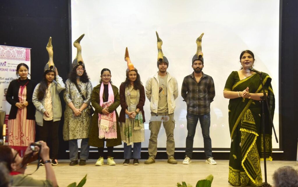 Purnima Devi Barman and her team.
