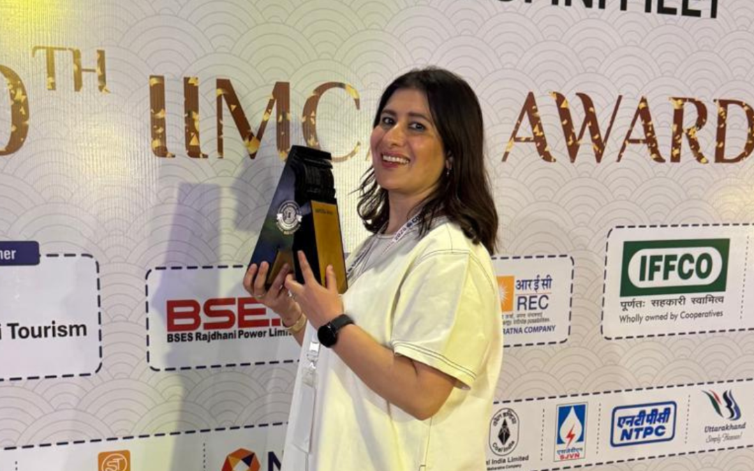 Safeena Wani Among IIMCAA Awardees